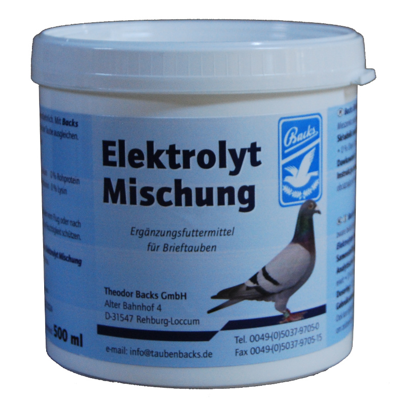 Backs Elektrolyt Mischung